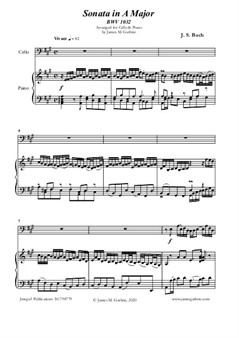BACH: Sonata for Cello and Piano